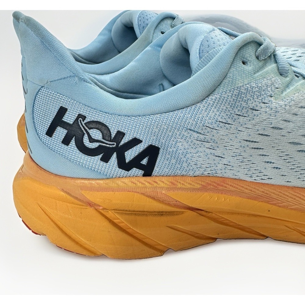 HOKA Clifton 8 Womens 9B‎ Running Shoes Summer Song Ice Flow Blue 1119394 - Picture 5 of 11